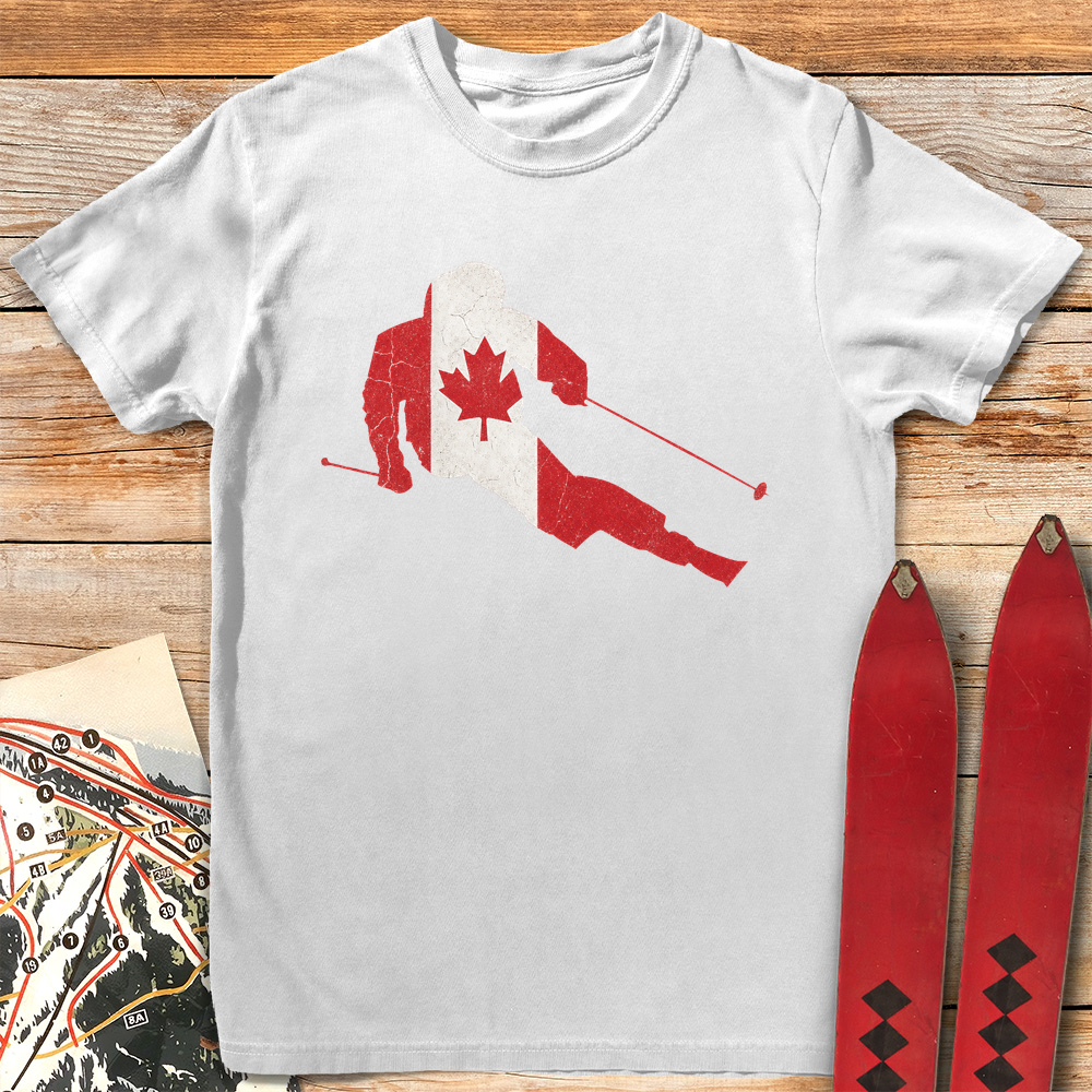 Canada Ski Flag