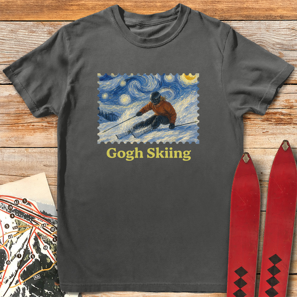 Gogh Skiing Lady