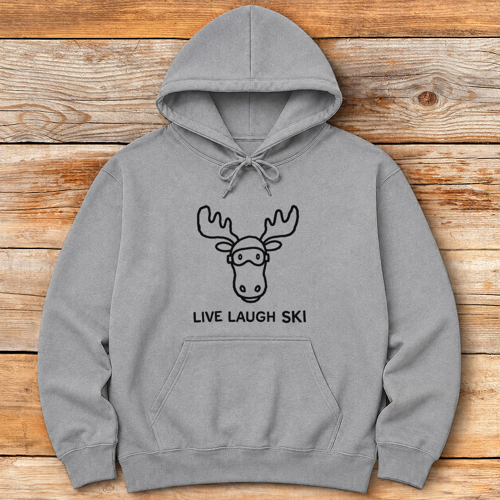 Live Laugh Ski Moose