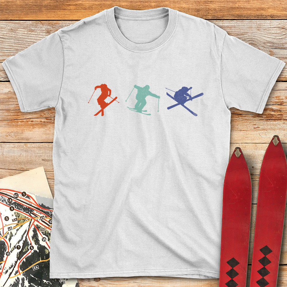 Three Skiers