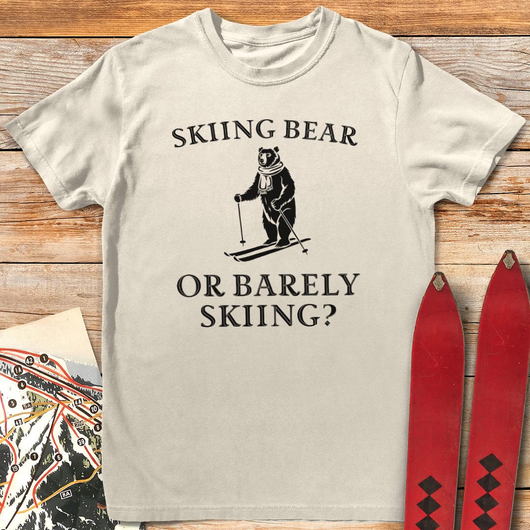 Barely Skiing