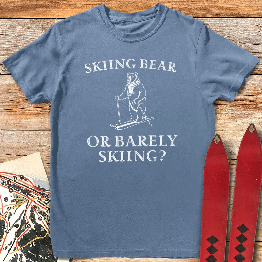 Barely Skiing