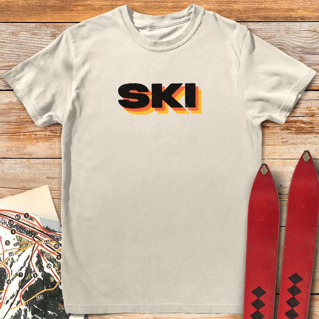 Simple Ski Retro T-Shirt