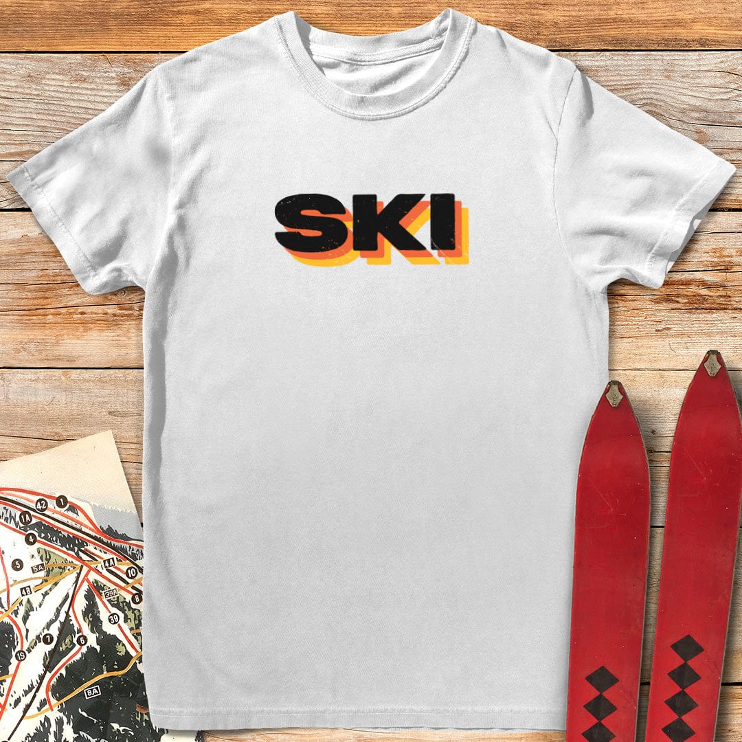 Simple Ski Retro T-Shirt
