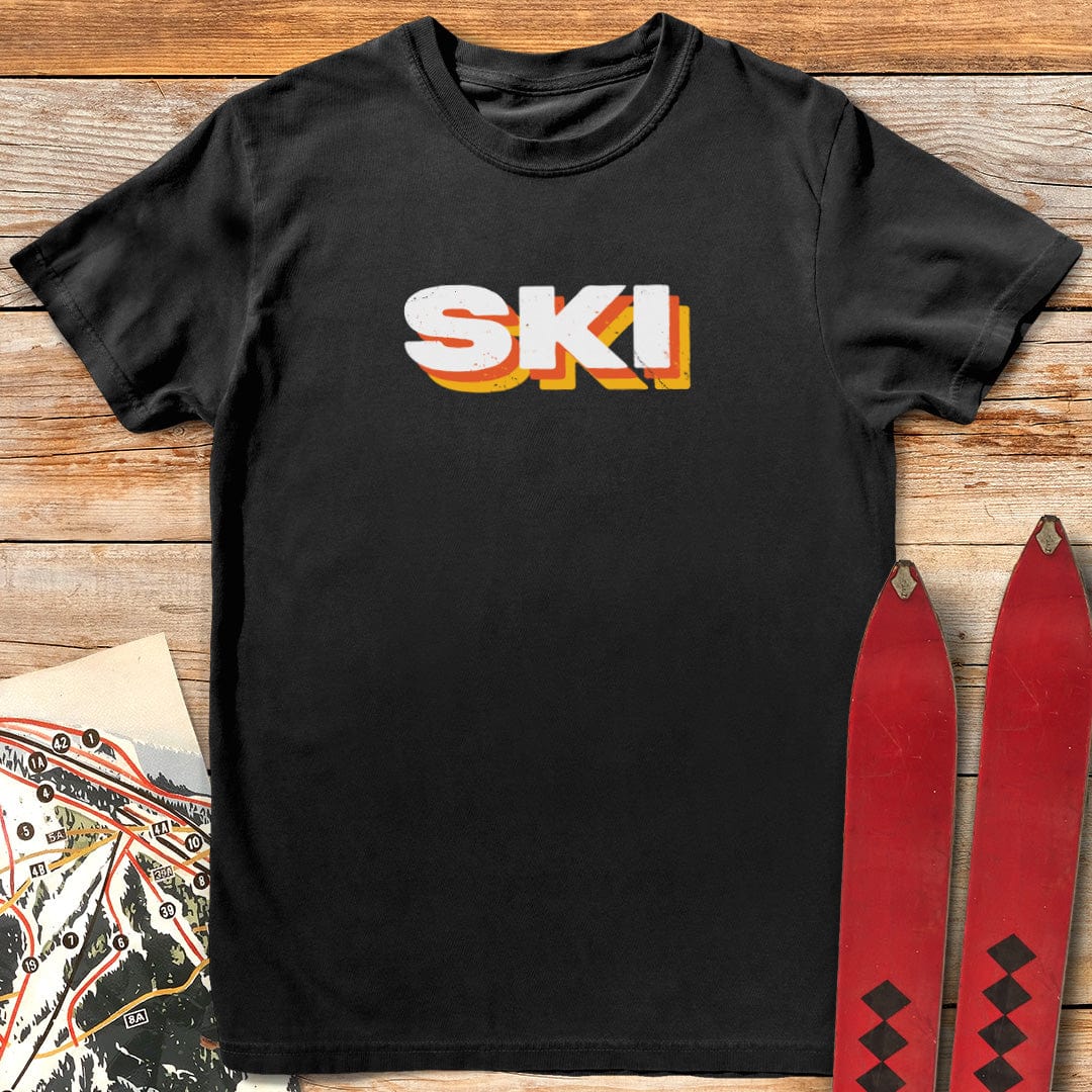 Simple Ski Retro T-Shirt
