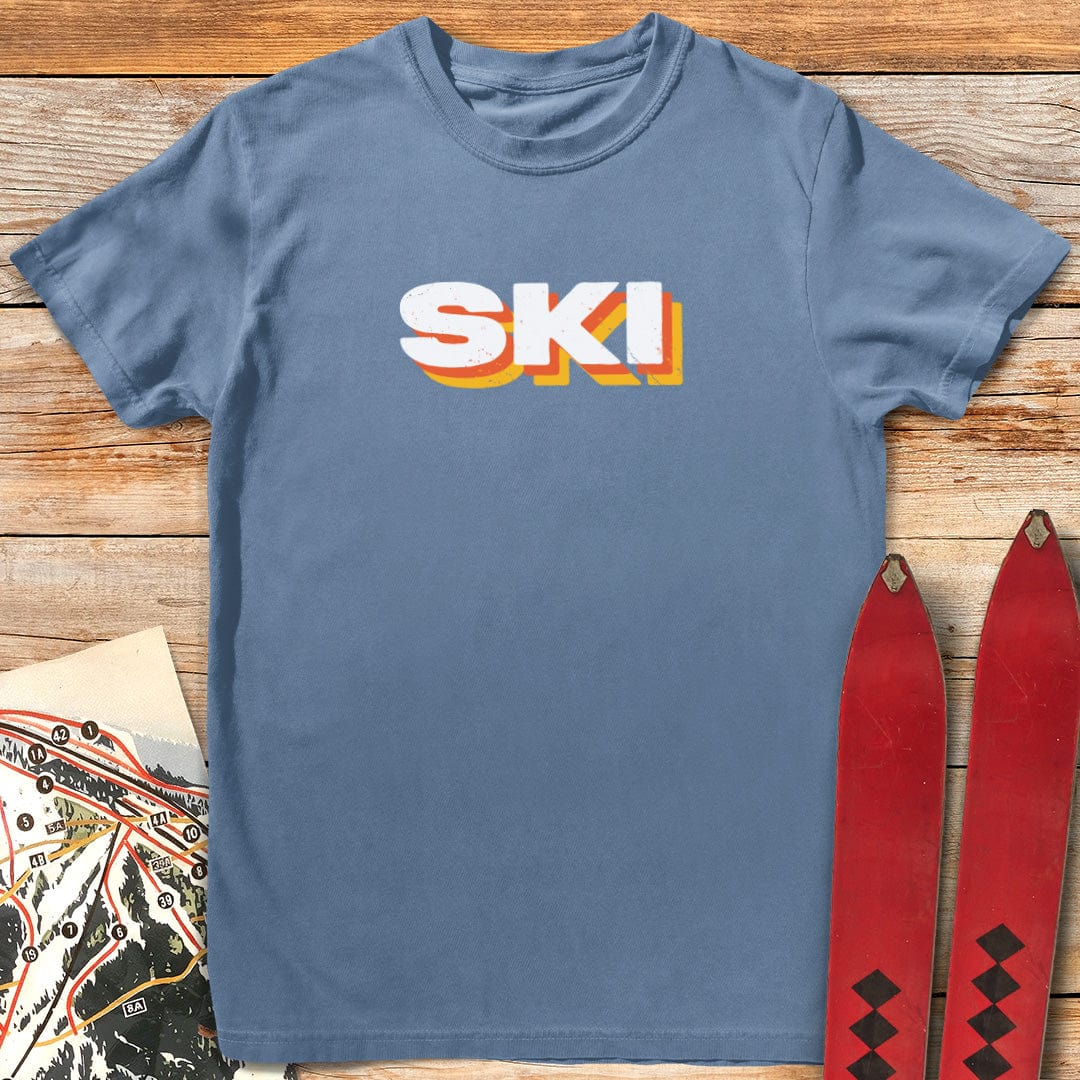 Simple Ski Retro T-Shirt