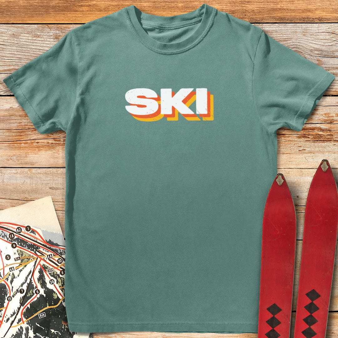 Simple Ski Retro T-Shirt