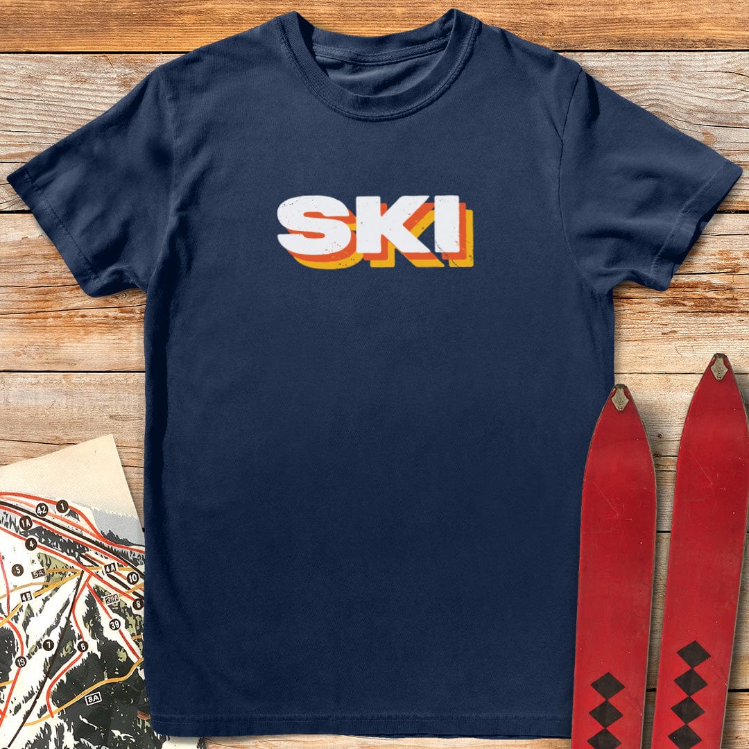 Simple Ski Retro T-Shirt