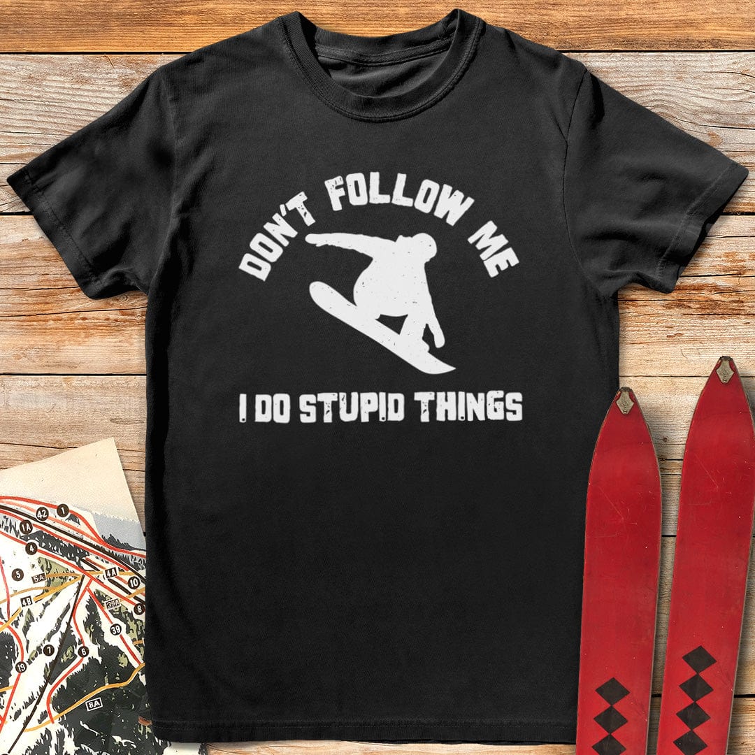 Don't Follow Me Snowboard T-Shirt