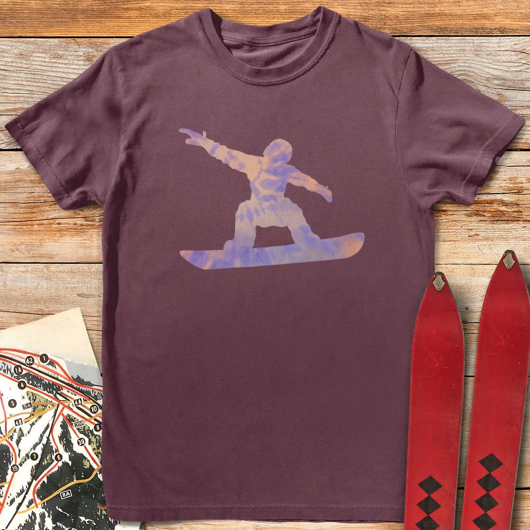 Tie-Dye Snowboarder