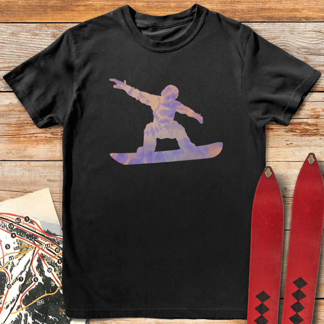 Tie-Dye Snowboarder