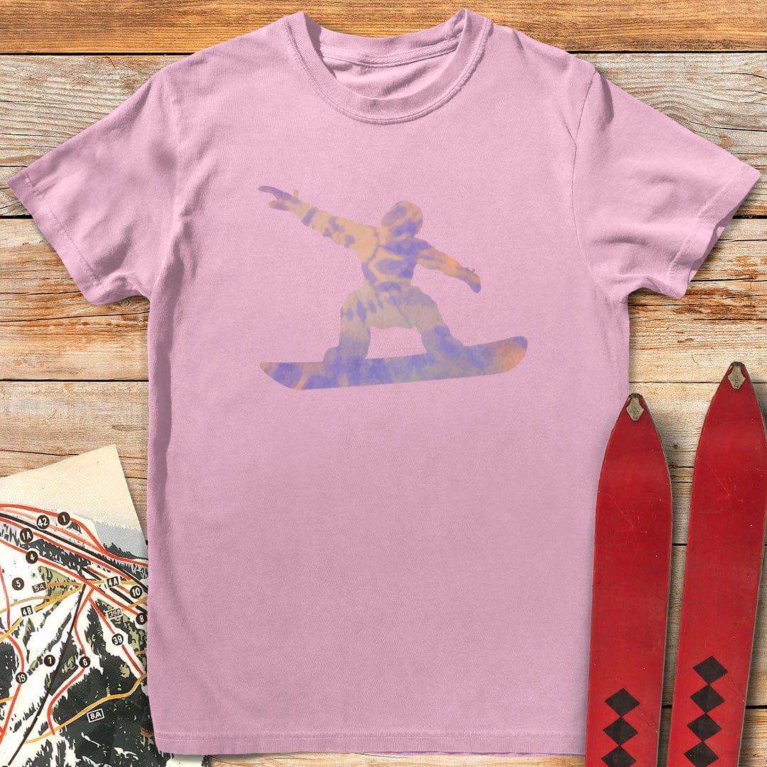 Tie-Dye Snowboarder