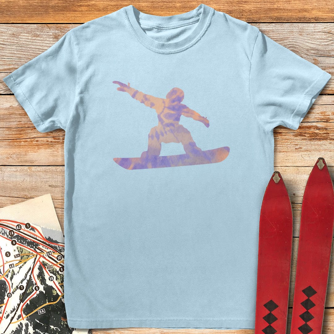 Tie-Dye Snowboarder