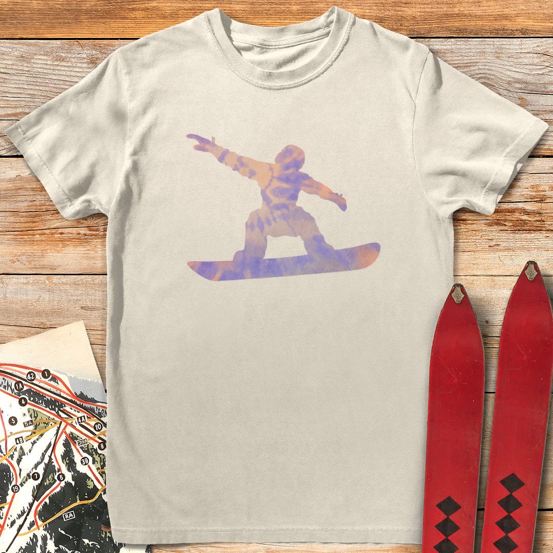 Tie-Dye Snowboarder