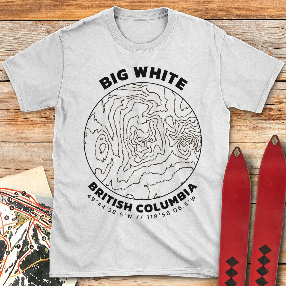 Big White Topo Map