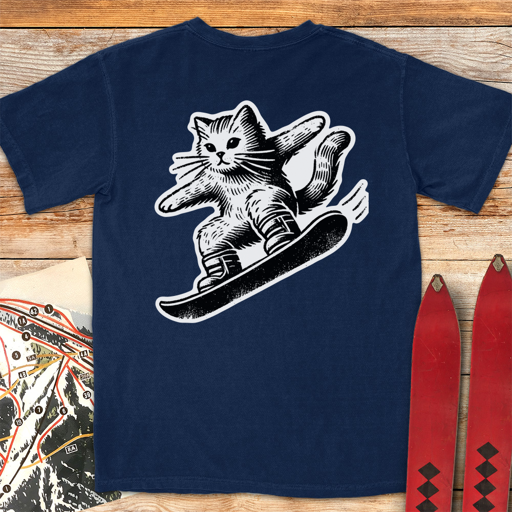 Shred Kitty Snowboarding