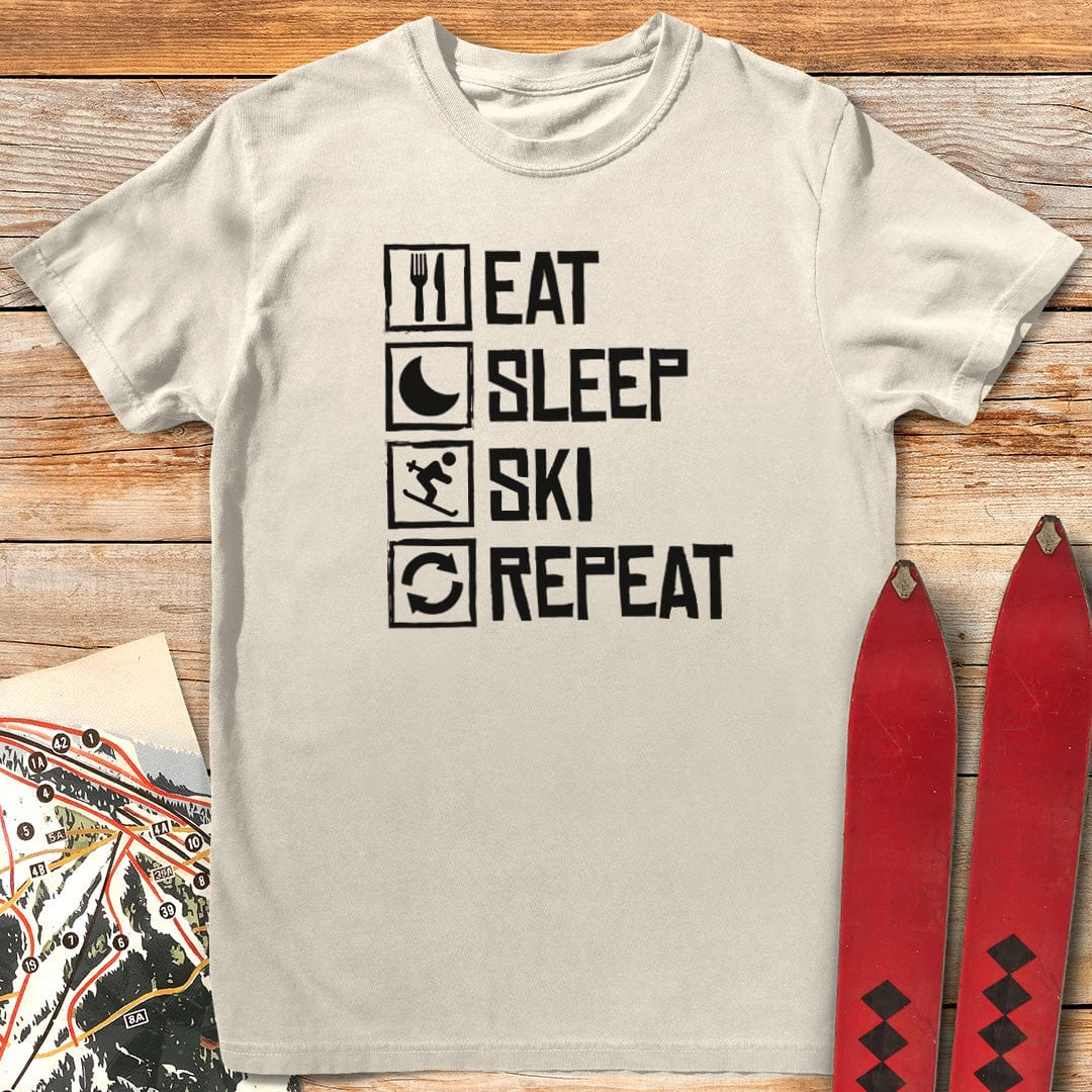 Eat Sleep Ski Repeat