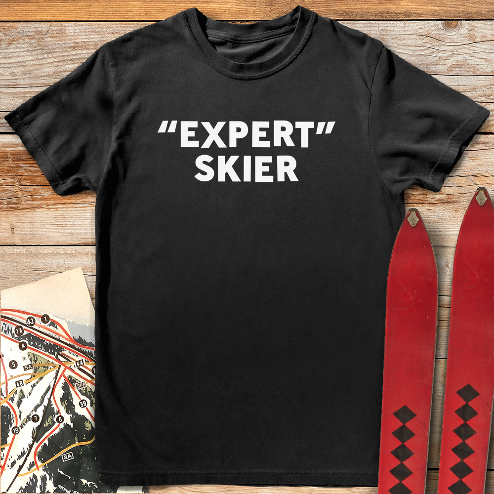 535 Expert Skier White - Black