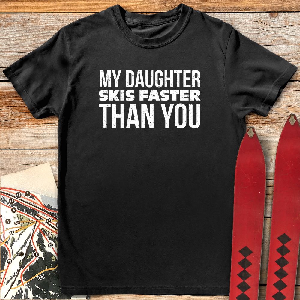 568 Daughter Skis Faster White - Black