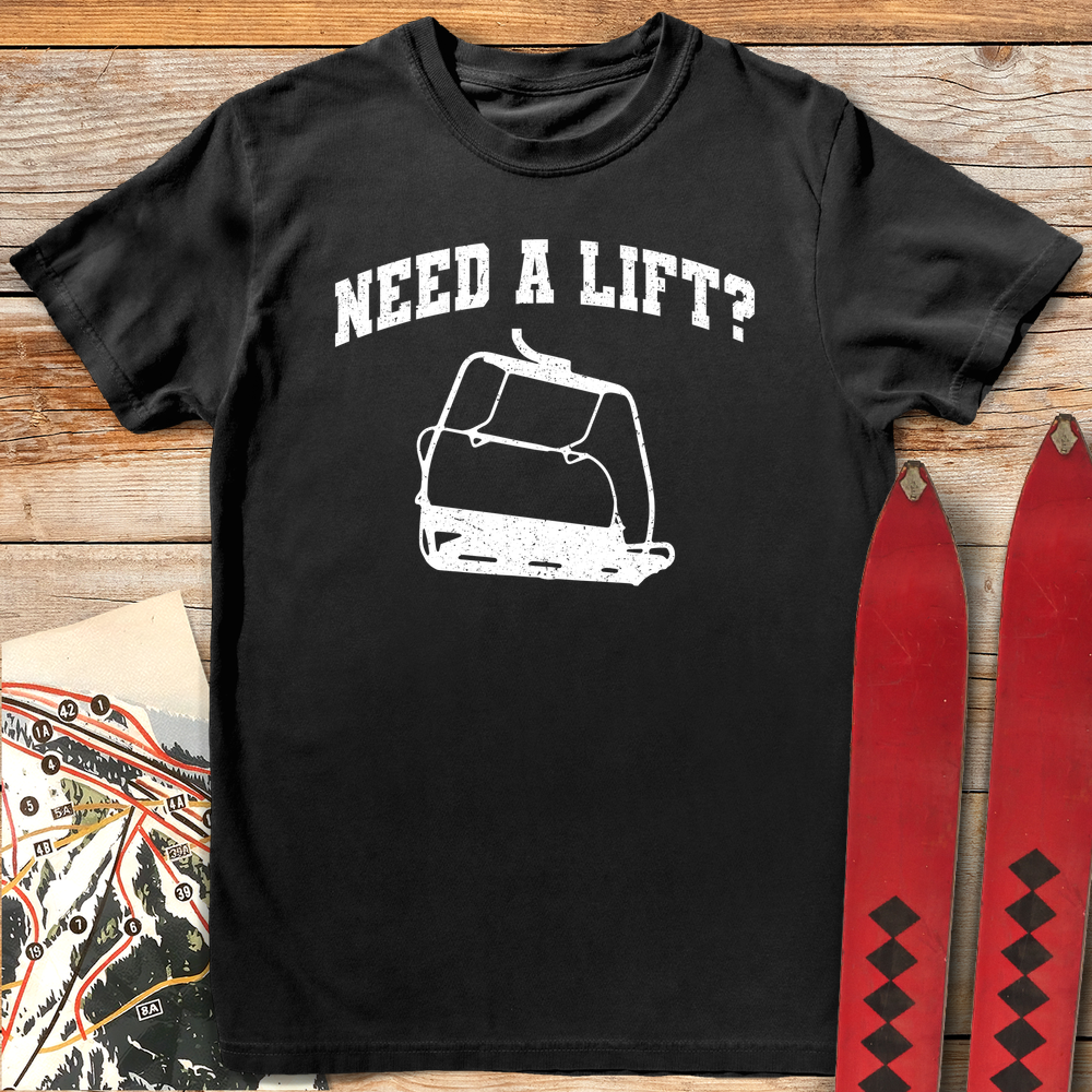 564 Need A Lift White - Black