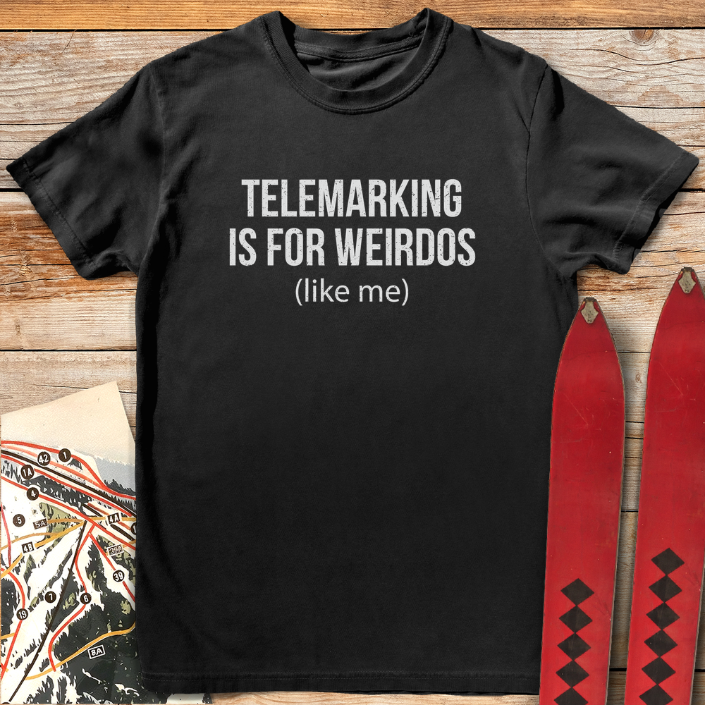 582 Telemark Weirdo White - Black