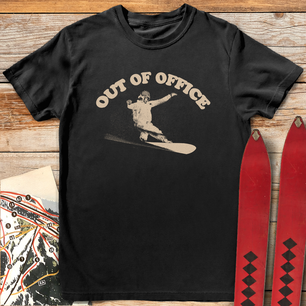 589 Out Of Office Snowboard White - Black