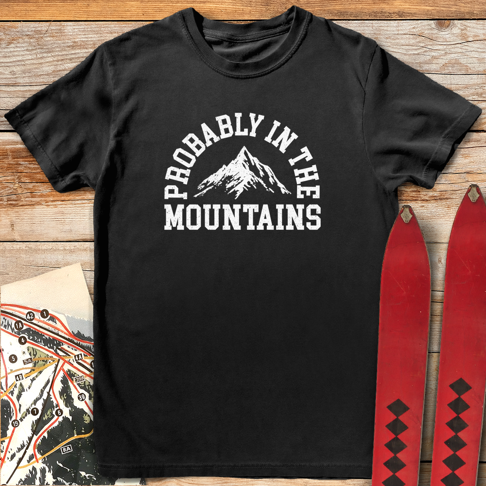 703 Probably Mountains White - Black
