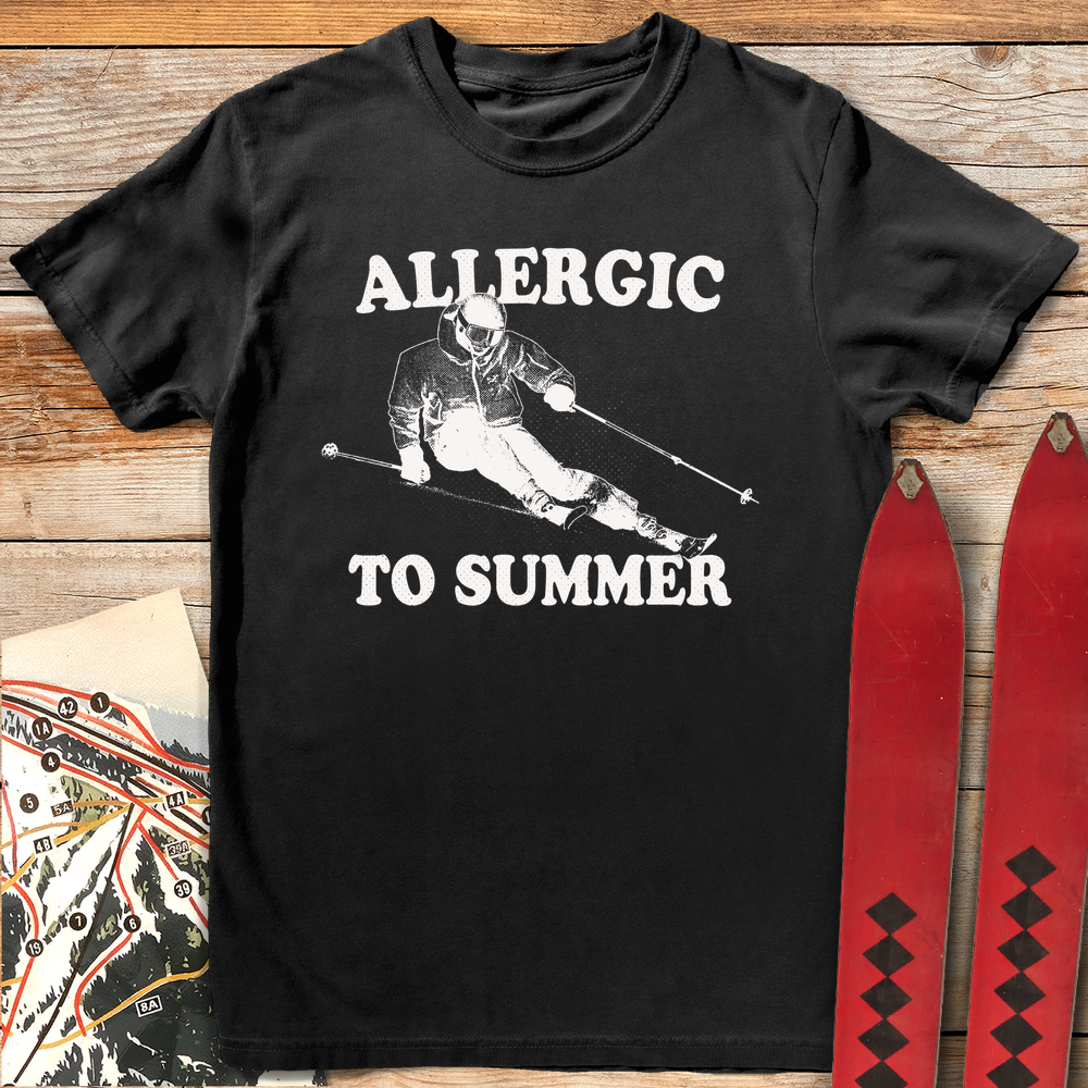 825 Allergic To Summer White - Black