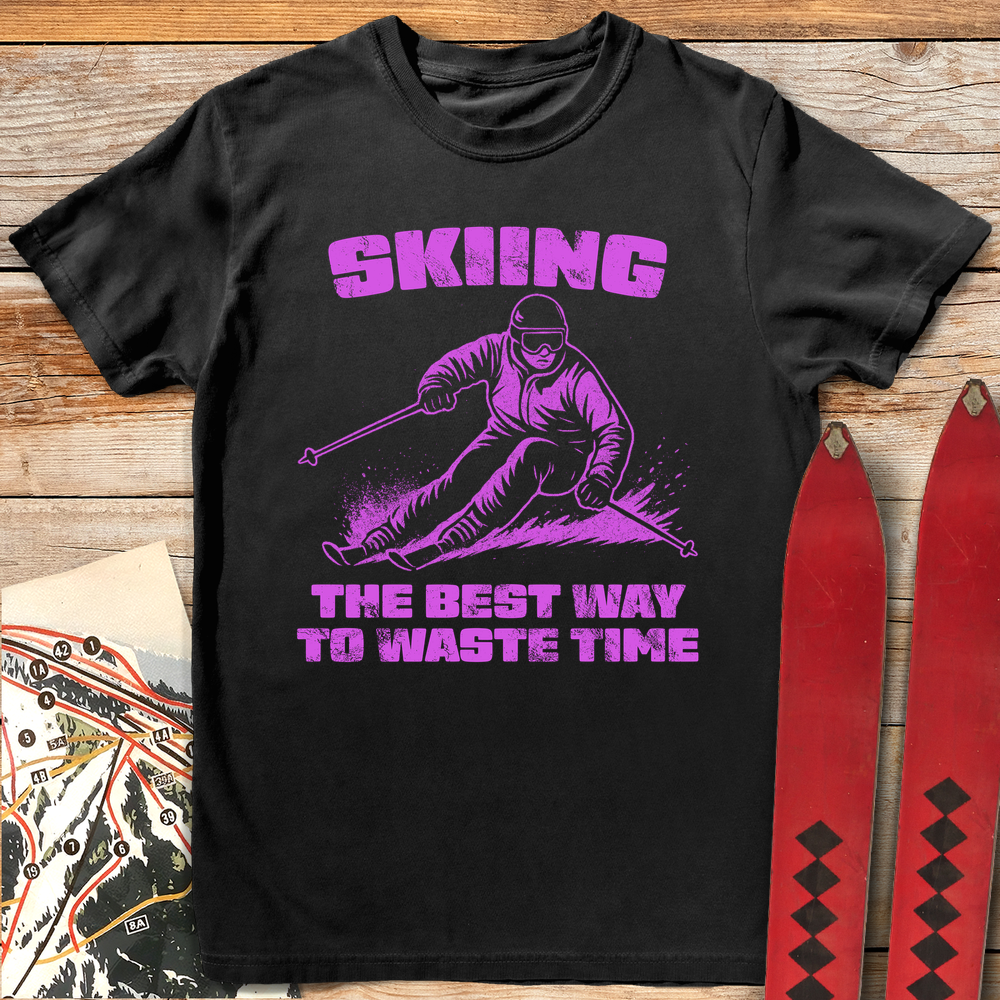 833 Waste Of Time White - Black