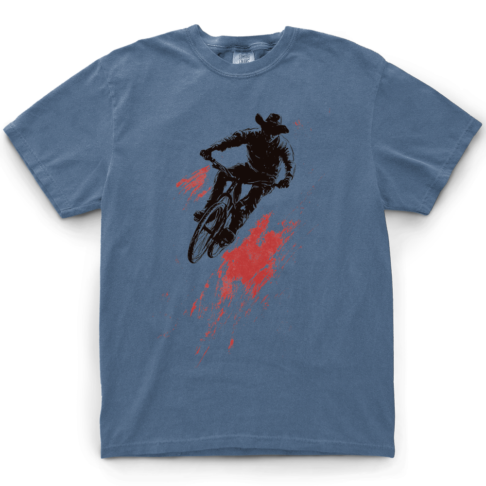 Singletrack Cowboy T-Shirt - Blue Jean
