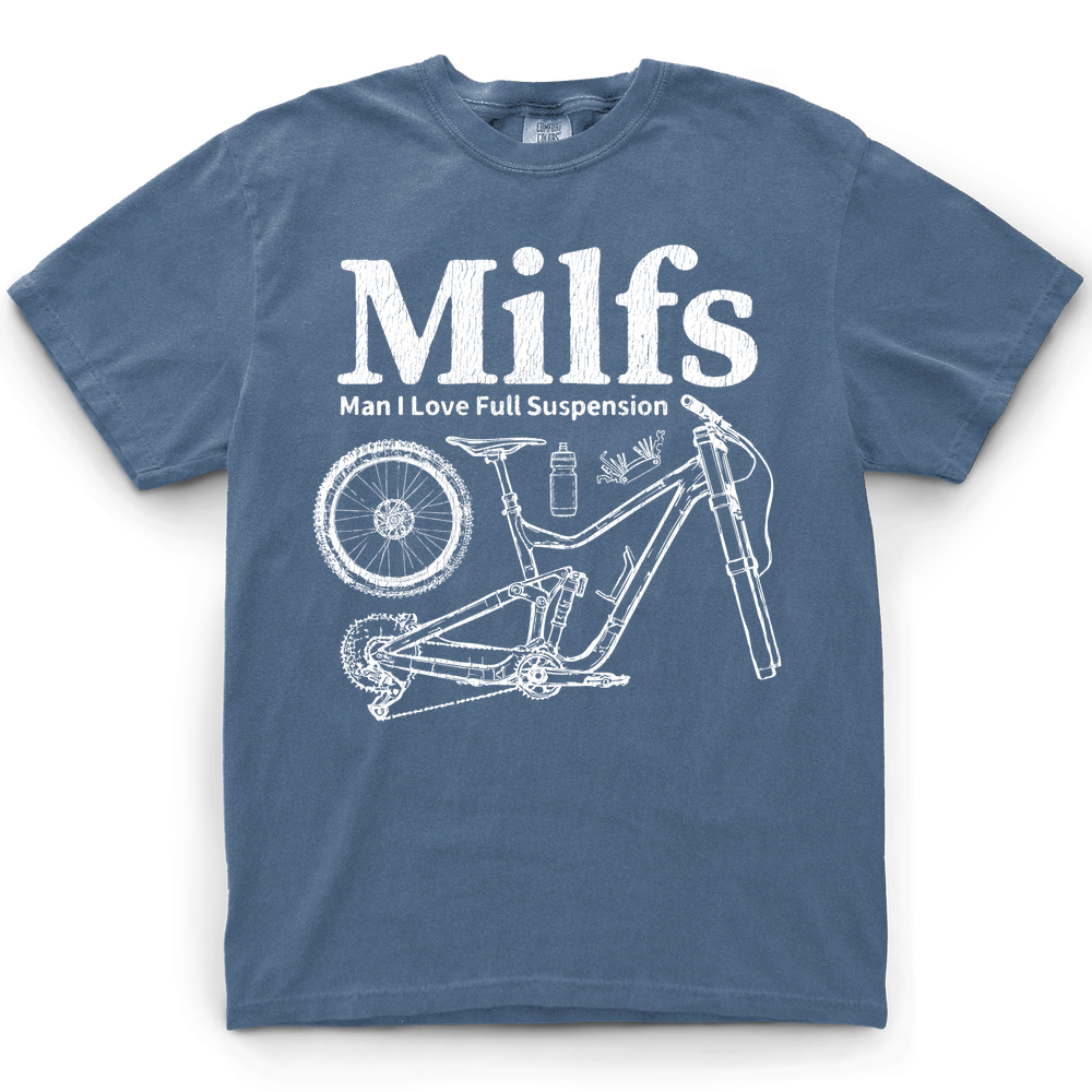 Full Suspension T-Shirt - Blue Jean