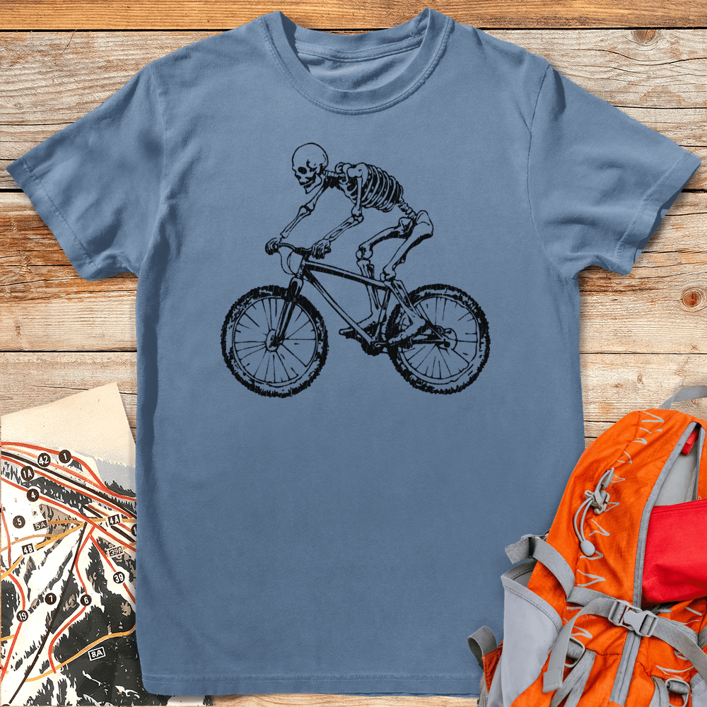 Skeleton Biker - Blue Jean
