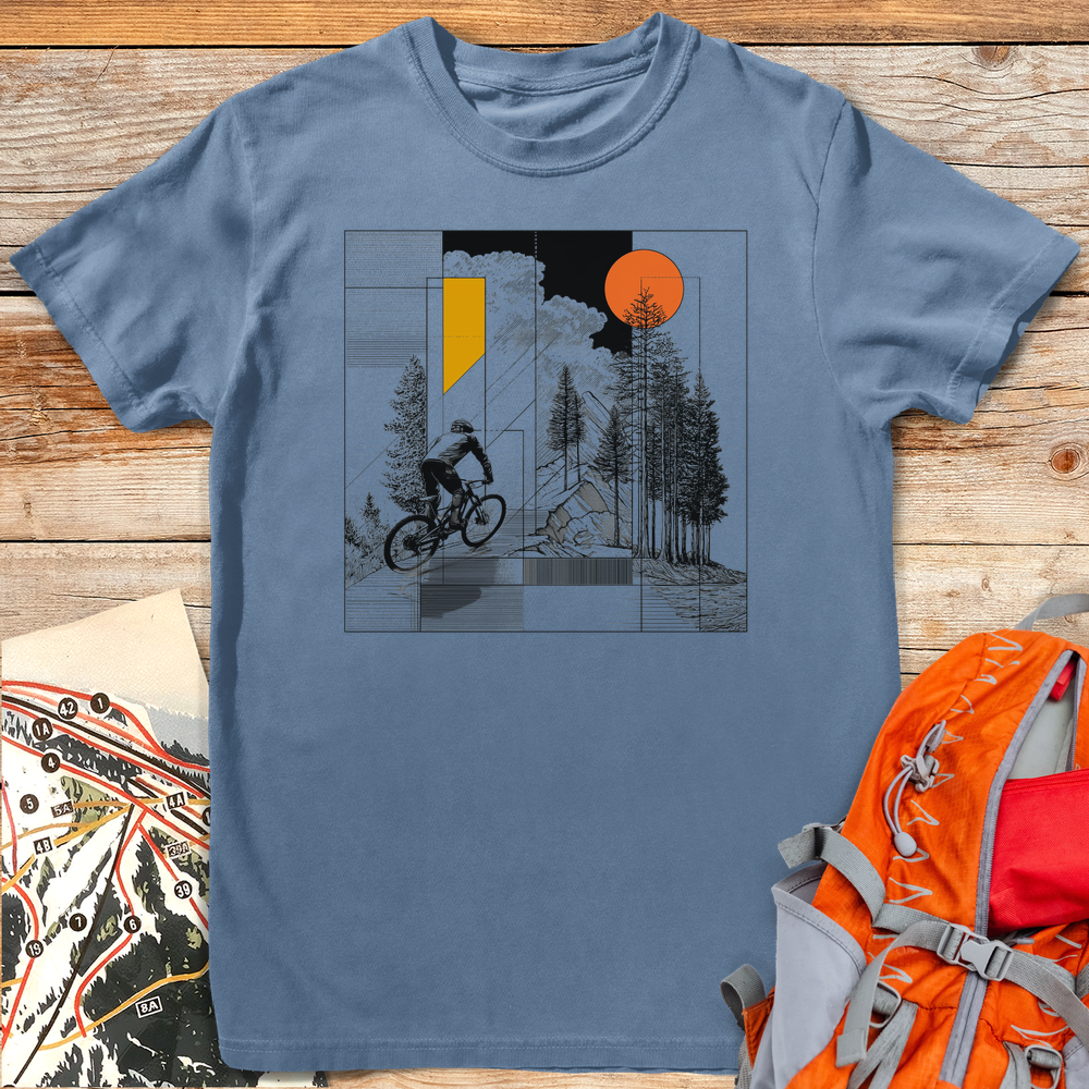 Geometric Trail - Blue Jean