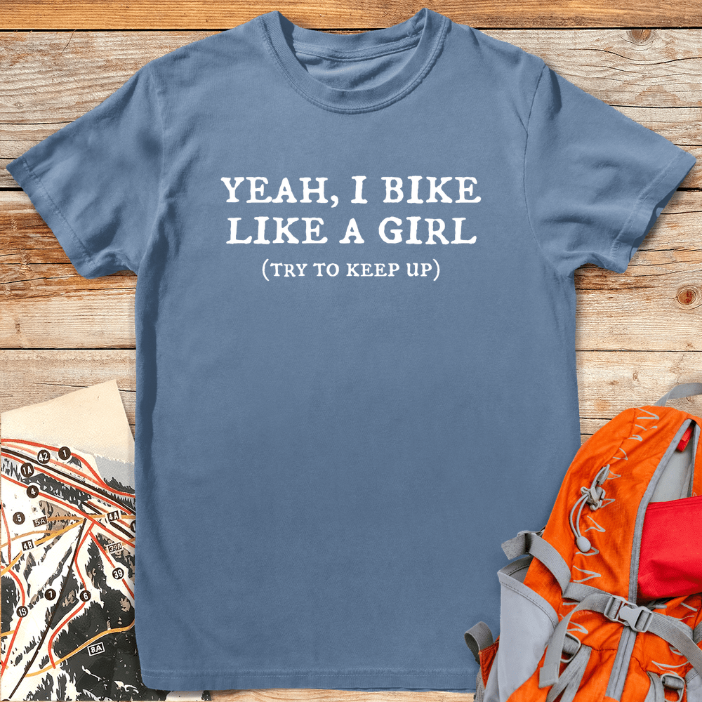 464 Bike Like A Girl - Blue Jean