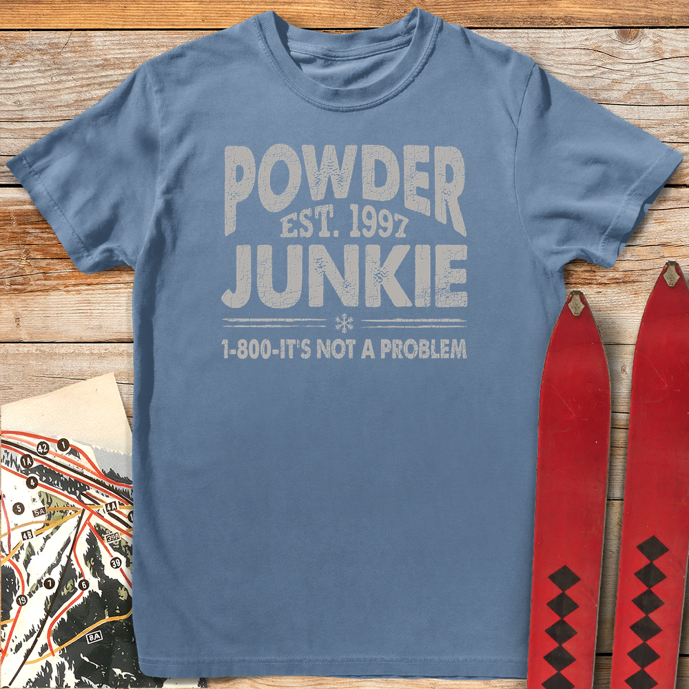 518 Powder Junkie White - Blue Jean