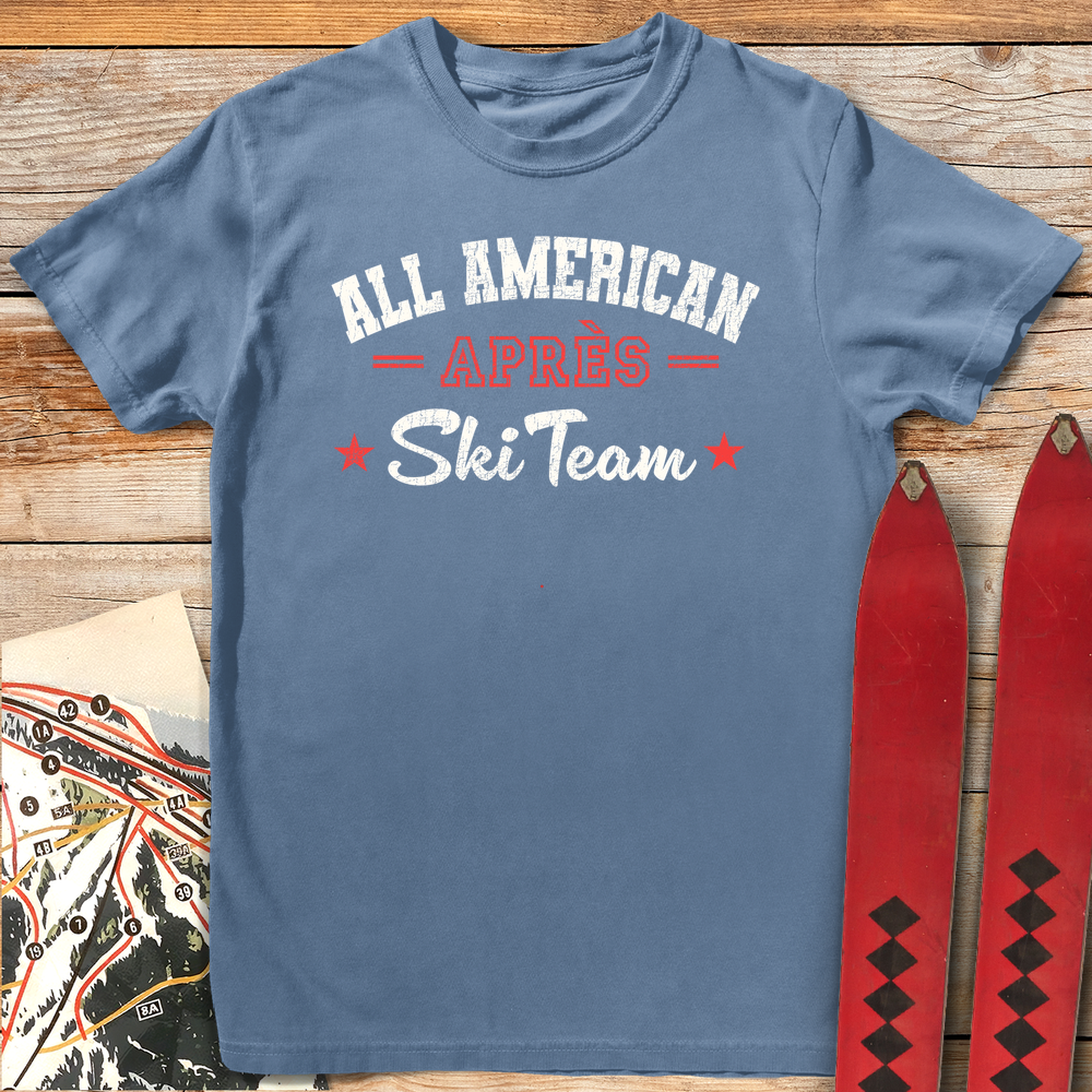 525 All American Ski Team White - Blue Jean