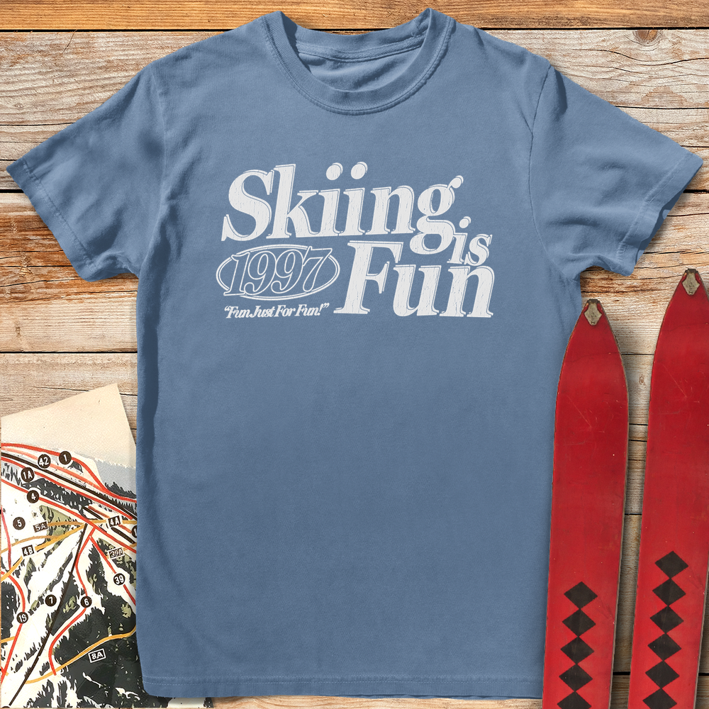 534 Ski Fun 97 White - Blue Jean