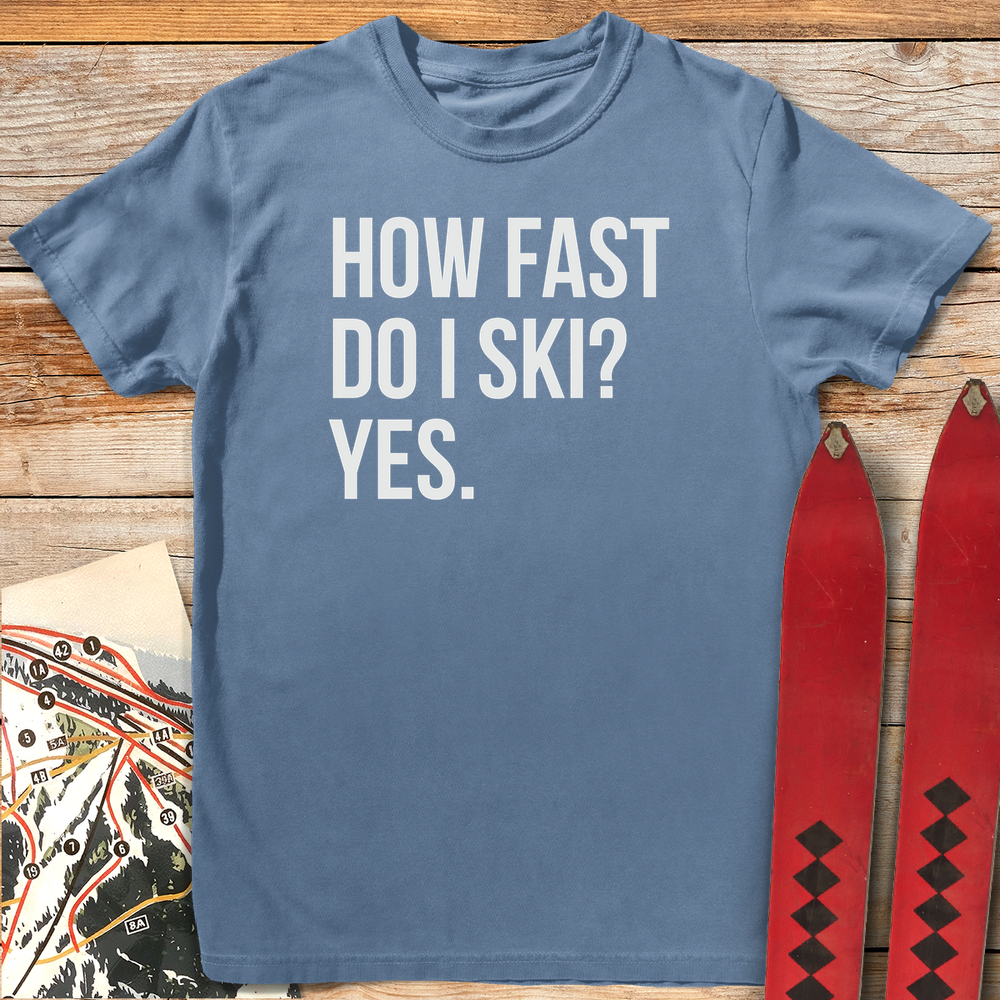 543 How Fast White - Blue Jean