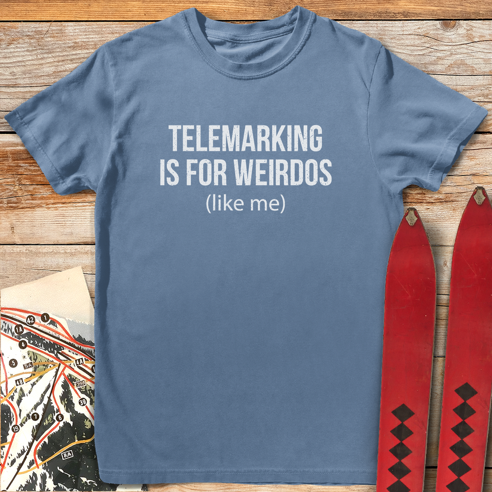 582 Telemark Weirdo White - Blue Jean