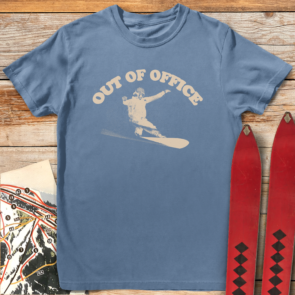 589 Out Of Office Snowboard White - Blue Jean