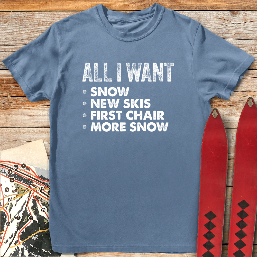 694 All I Want White - Blue Jean