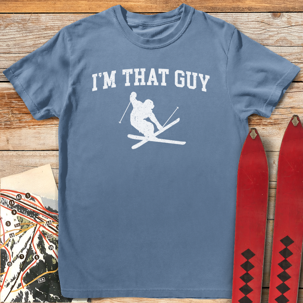748 I M That Guy White - Blue Jean
