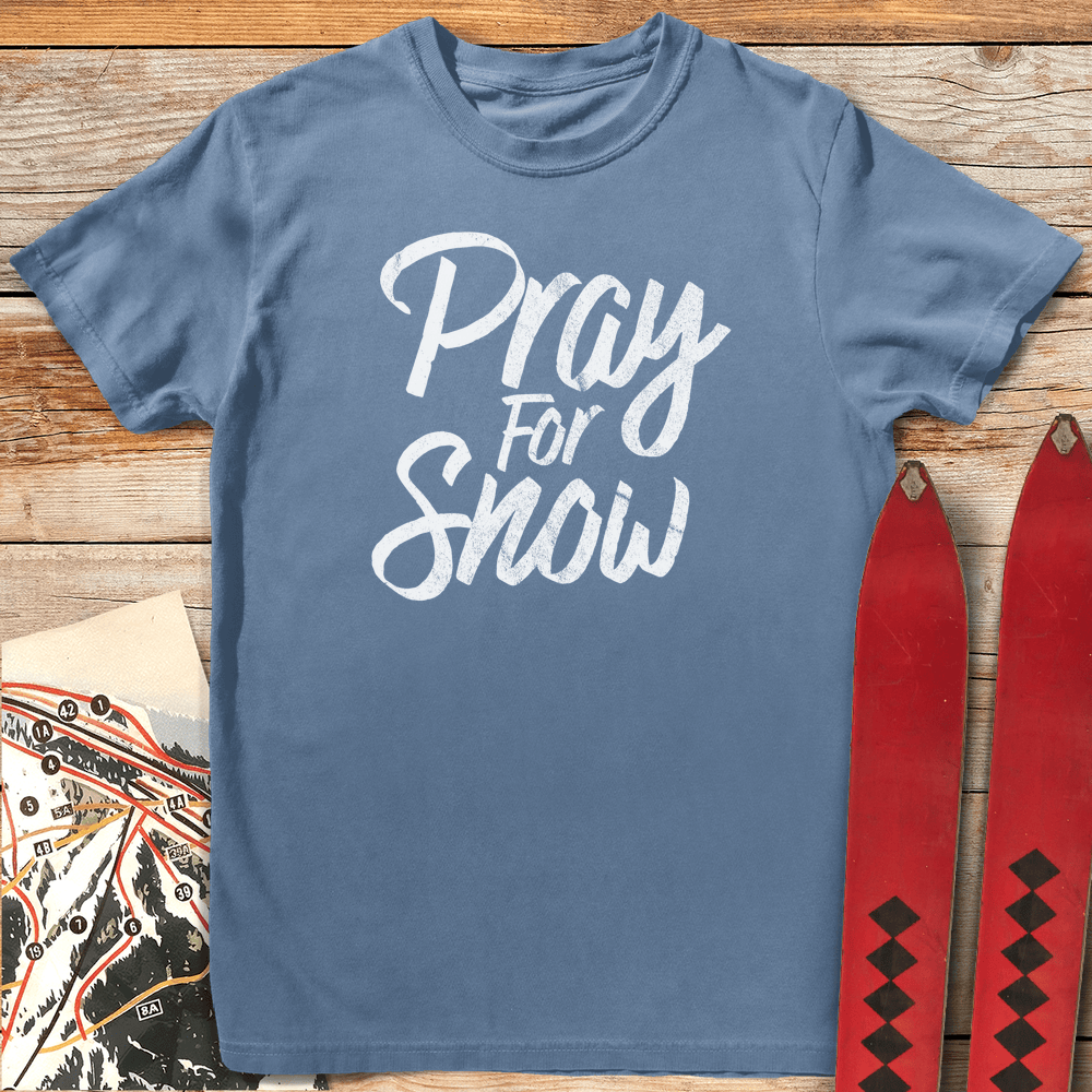 908 Snow Prayers White - Blue Jean