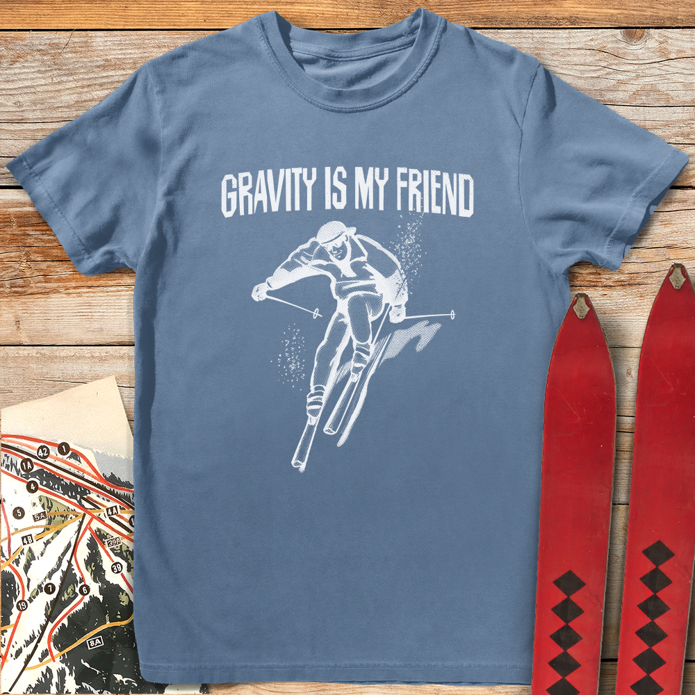 1384 Gravity Friend White - Blue Jean