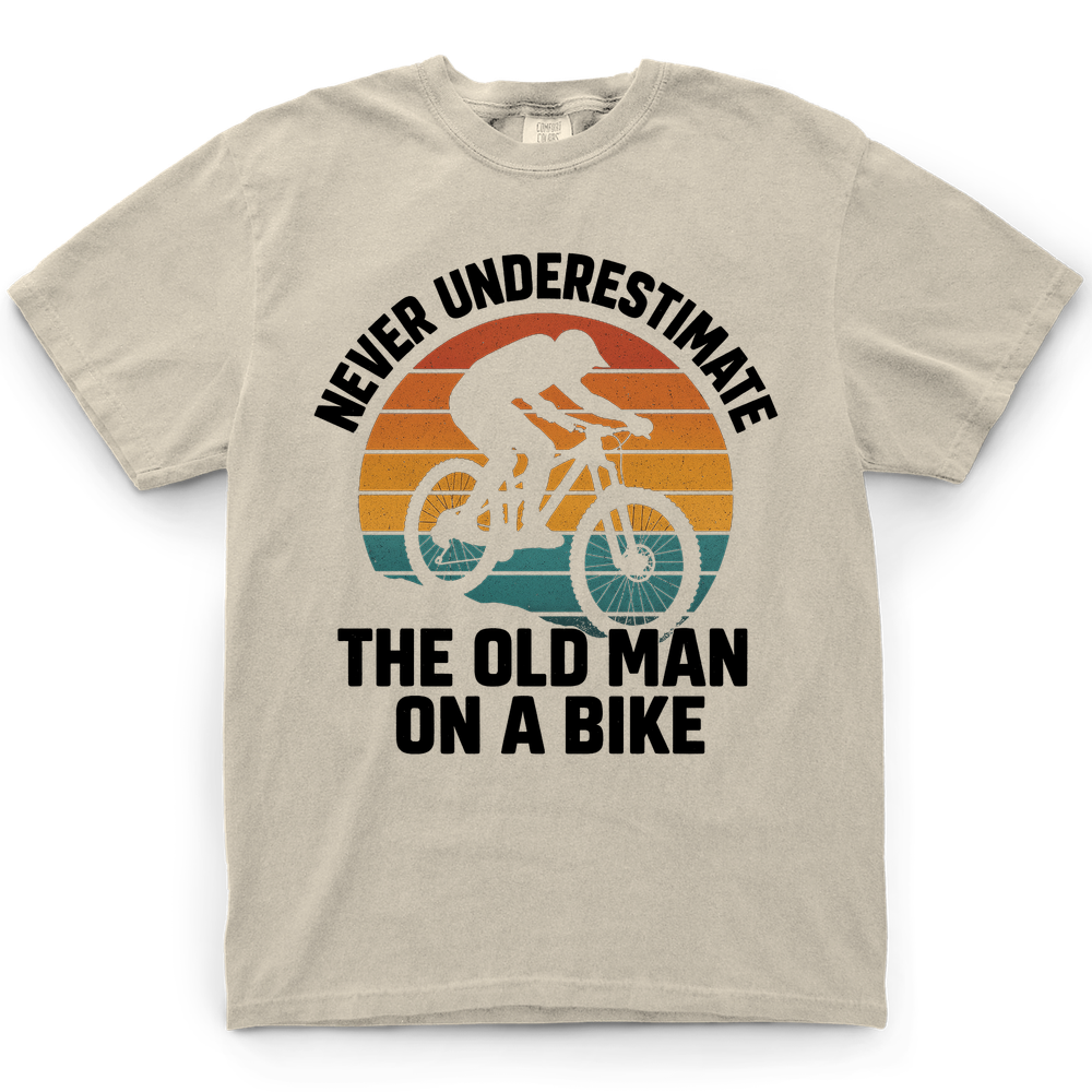 Old Man Biker T-Shirt - Ivory