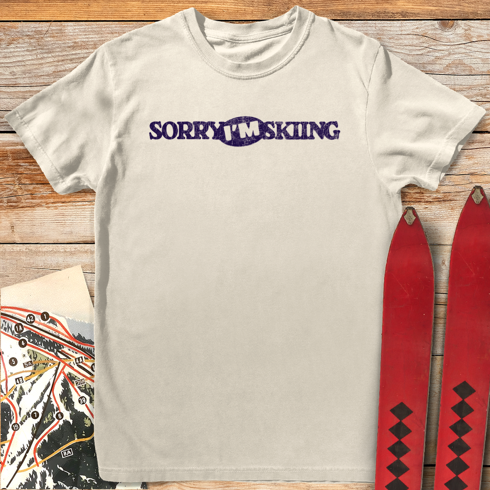 528 Sorry I M Skiing White - Ivory