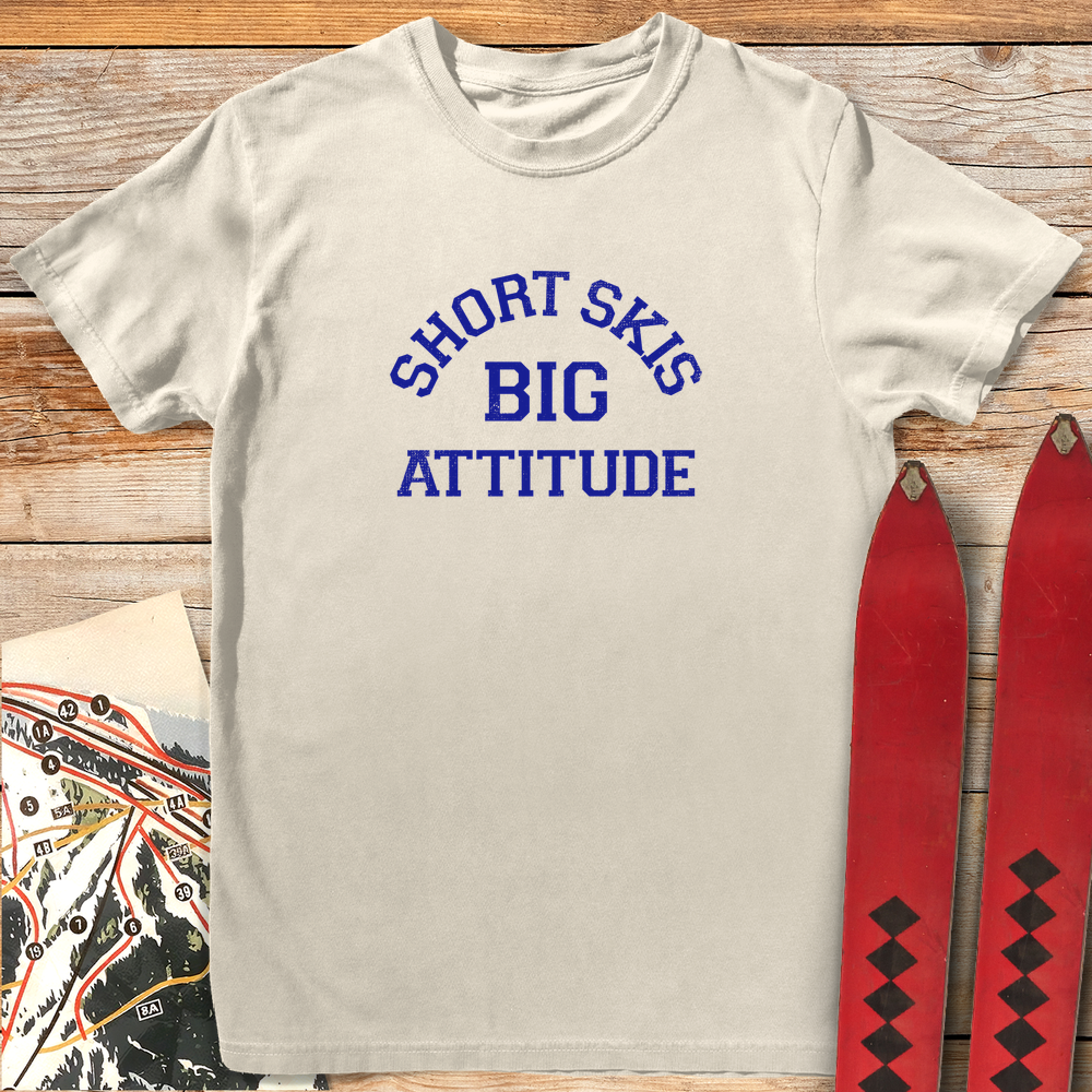 595 Short Skis Big Attitude White - Ivory