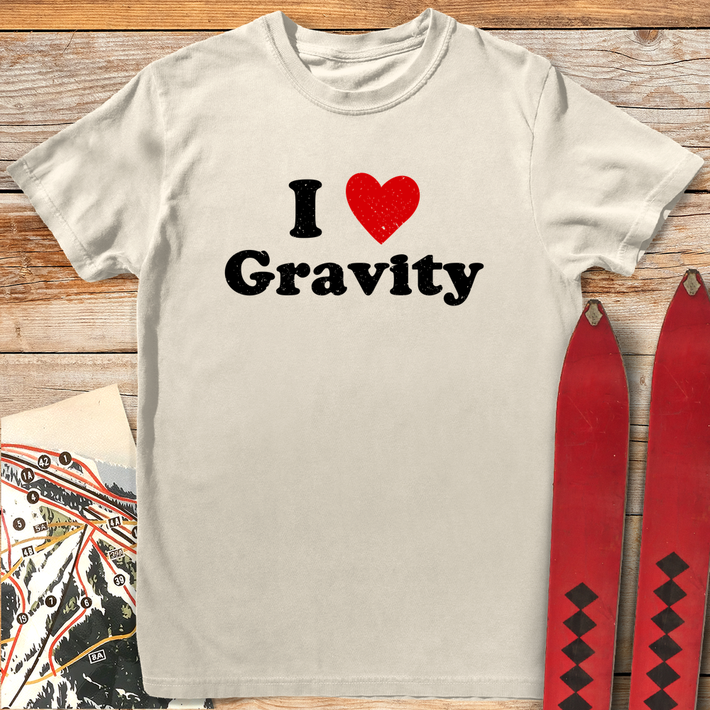 713 I Love Gravity White - Ivory