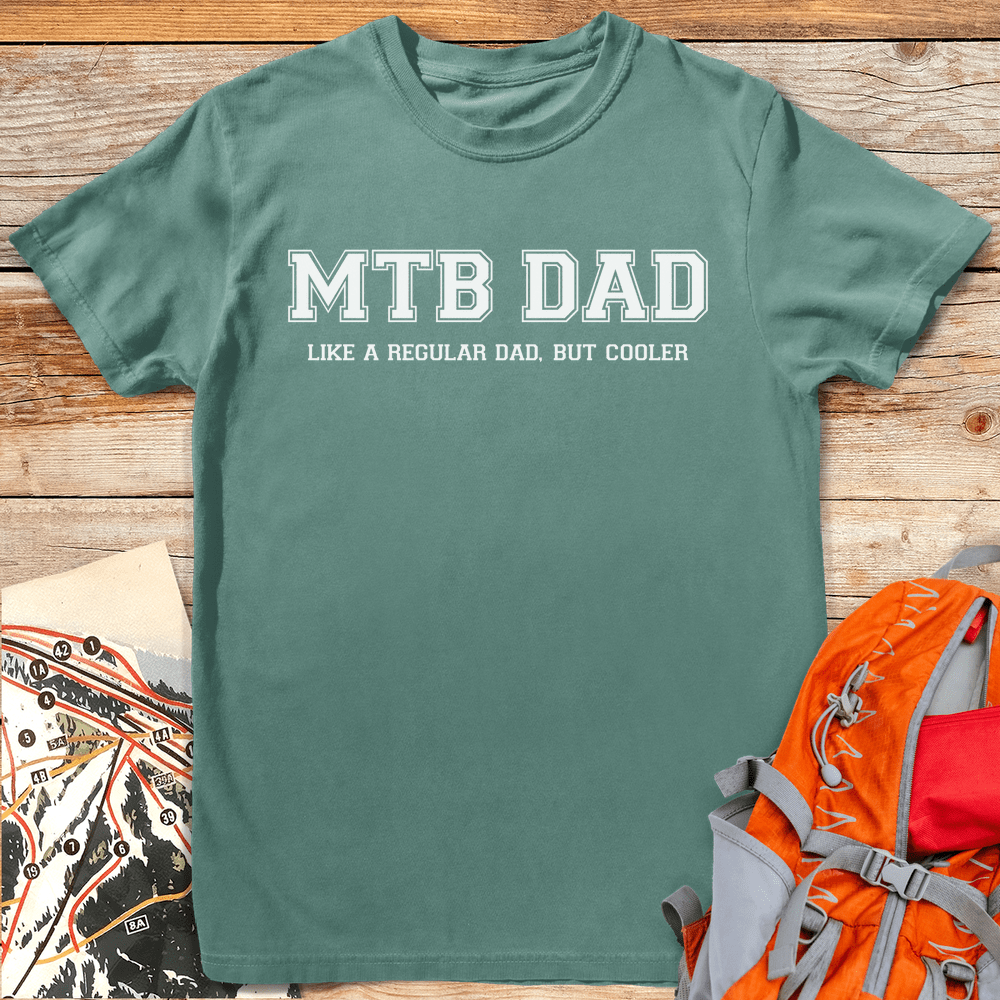 MTB Dad White - Light Green