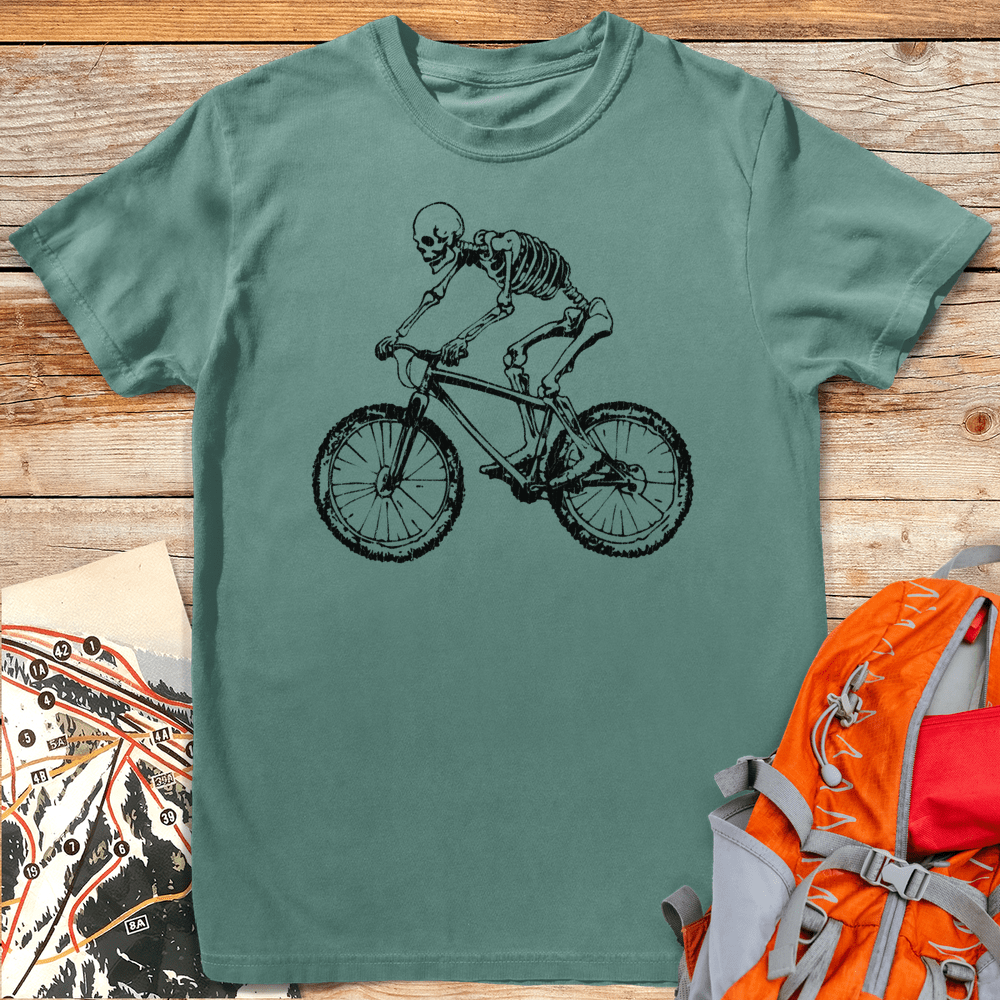 Skeleton Biker - Light Green